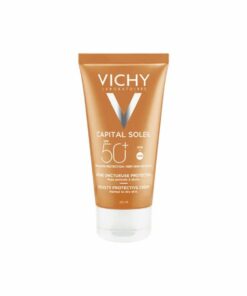Vichy Capital Soleil Crème Onctueuse Perfectrice SPF50+ — tube, packshot