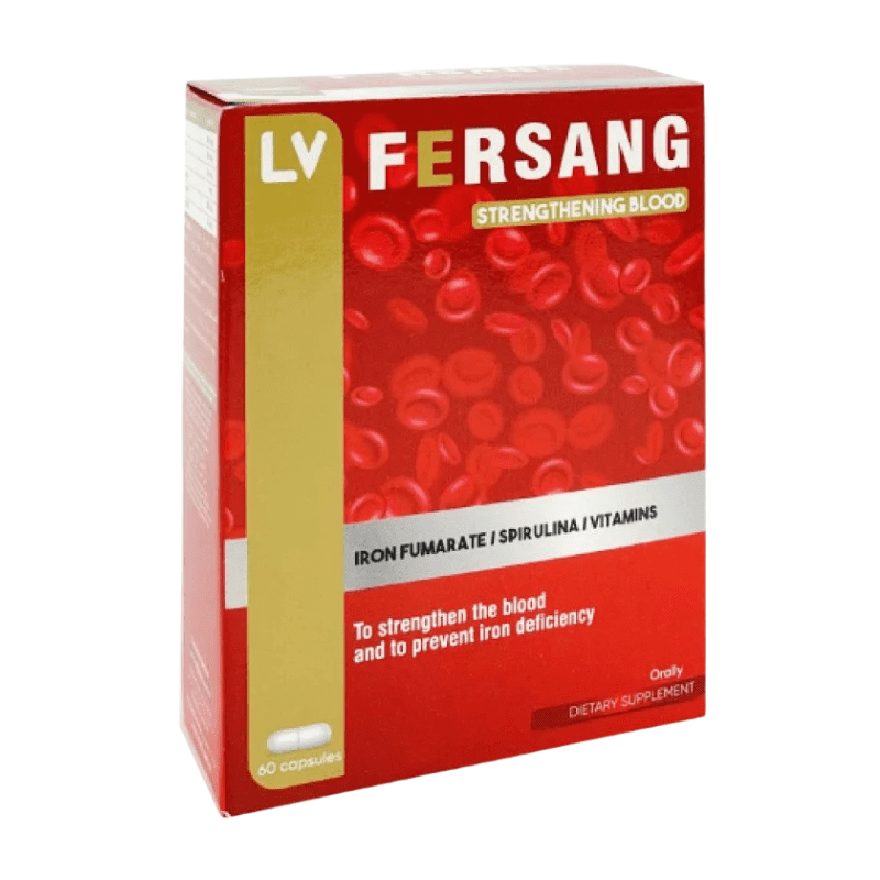 Packshot VITAL Fersang — boîte 60 gélules