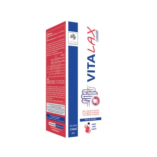 Packshot VITAL Vitalax — flacon 150 ml