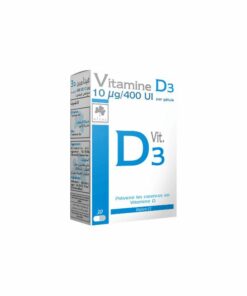Packshot VITAL Vitamine D3 — boîte 30 gélules