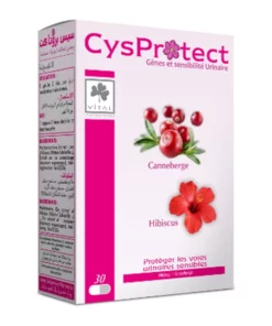 Packshot VITAL Cysprotect — boîte 30 gélules