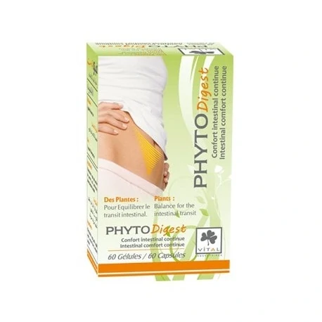 Packshot VITAL Phytodigest — boîte 60 gélules