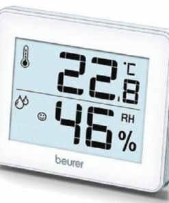 Thermo-hygromètre Beurer HM16 affichant température et humidité.