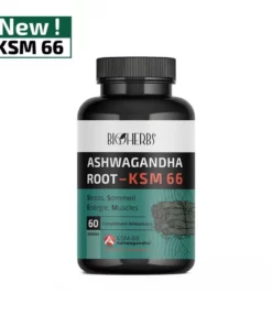 Packshot face — Bioherbs Ashwagandha KSM-66 60 gélules