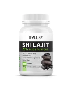 Packshot face — Bioherbs Shilajit 60 gélules