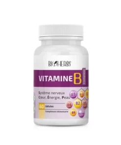 Packshot face — Bioherbs Vitamine B Complexe 60 gélules