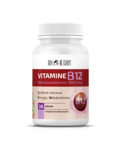 Packshot Bioherbs Vitamine B12 — boîte 30 gélules
