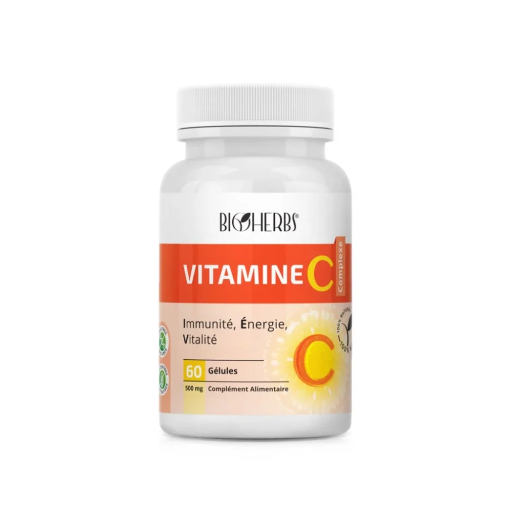 Packshot face — Bioherbs Vitamine C Complexe 60 gélules