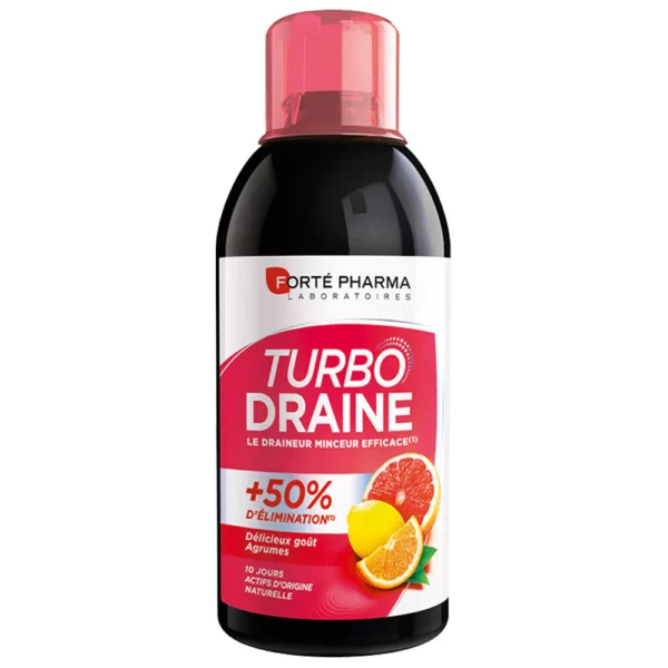 Packshot face — FORTE PHARMA Turbodraine Agrumes 500 ml