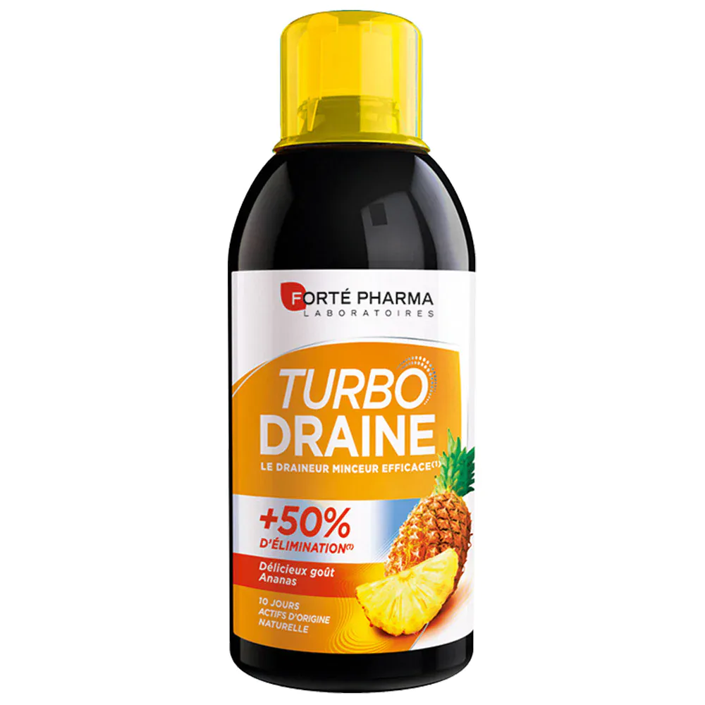 Packshot face — FORTE PHARMA Turbodraine Ananas 500 ml
