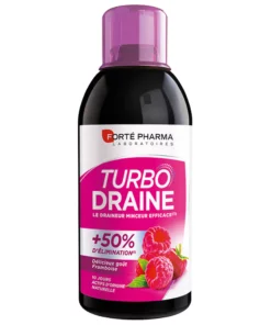 Packshot face — FORTE PHARMA Turbodraine Minceur Framboise 500 ml