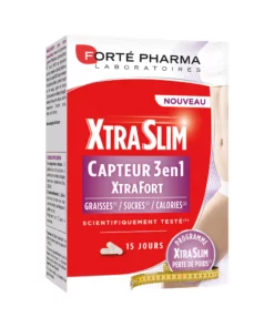 Packshot face — FORTE PHARMA XtraSlim Capteur 3 en 1 XtraFort 60 gélules