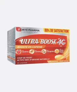 Packshot face — FORTE PHARMA Ultra-Boost 4G 20 comprimés effervescents