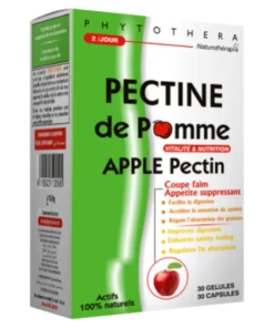 Packshot face — Phytothéra Pectine de Pomme 30 gélules