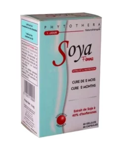 Packshot face — Phytothéra Soya Femme 60 gélules