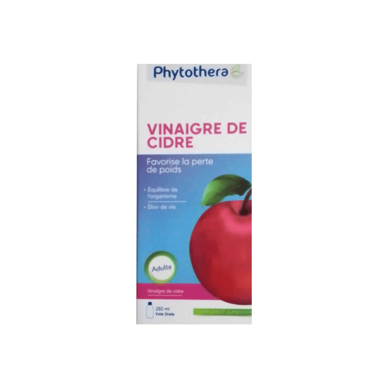 Packshot face — Phytothéra Vinaigre de Cidre 250 ml