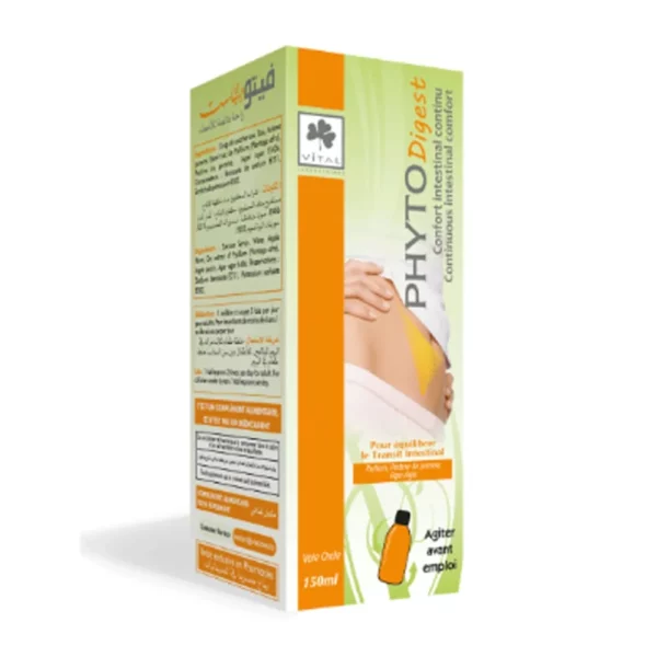 Packshot face — Vital Phytodigest Sirop 150 ml