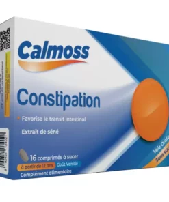 Packshot face — Vital Calmoss Constipation 16 comprimés