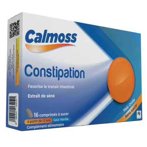 Packshot face — Vital Calmoss Constipation 16 comprimés