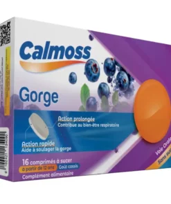 Packshot face — Vital Calmoss Gorge Cassis 16 comprimés