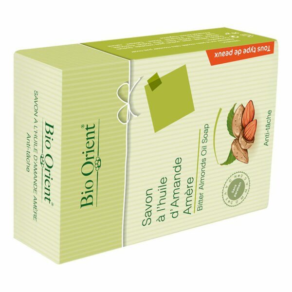 Bio Orient Savon Anti-Taches à l’Huile d’Amande Amère – éclaircissant, unifiant, soin visage et corps