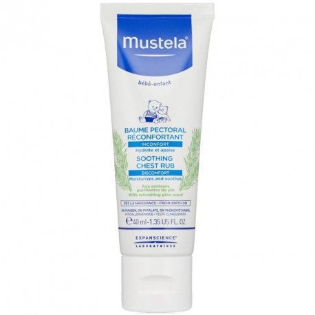Mustela Baume Pectoral Réconfortant 40 ml – baume apaisant respiration bébé