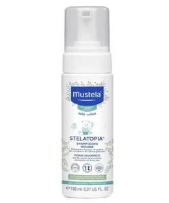 Mustela Shampooing Mousse Nourrisson 150 ml – anti croûtes de lait, cuir chevelu bébé