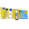 Mustela Trousse Jaune – lait solaire 100 ml, Cicastela 40 ml, gel lavant bio 45 ml offert