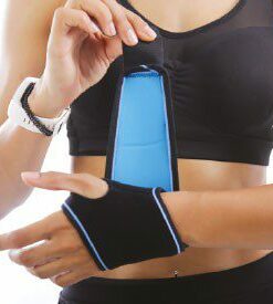 Attelle portée — immobilisation du poignet