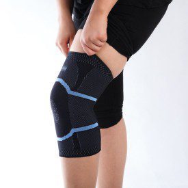 Compression élastique uniforme autour du genou