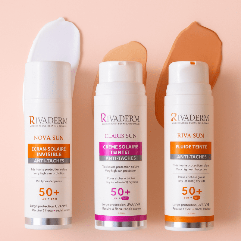 écran solaire visage RIVADERM SPF50+ en Tunisie